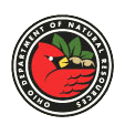Ohio department of natural resources logo.